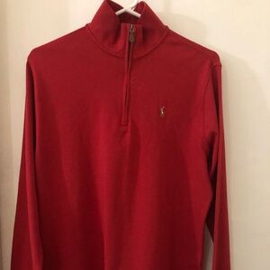 Polo Ralph Lauren Boys Long Sleeve Red Light Sweater